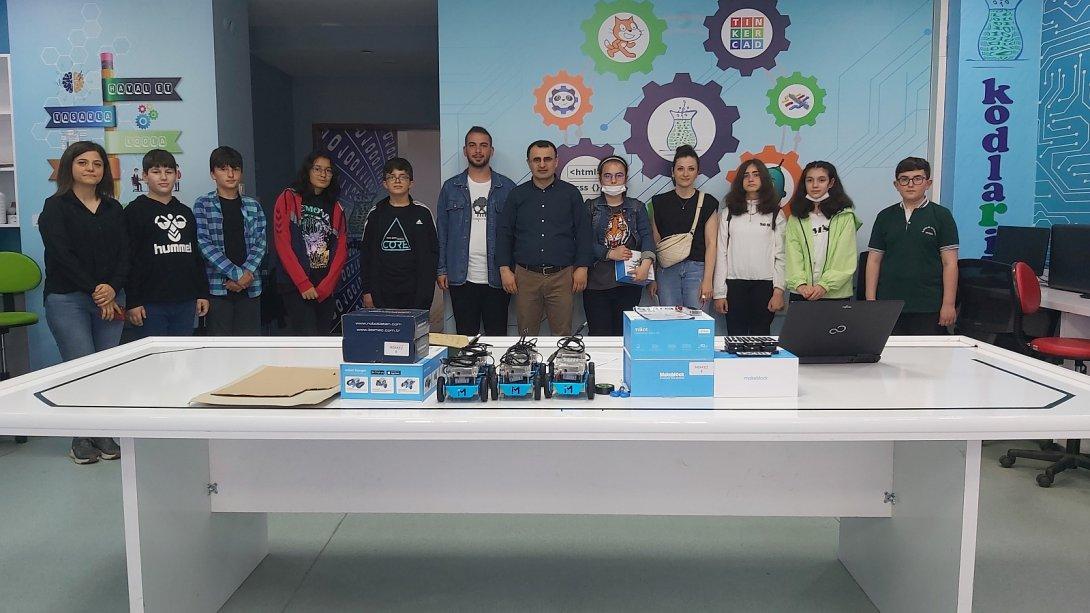 KodlaRize Projesi Robotik Kodlama Turnuvası Final Değerlendirmesi Yapıldı