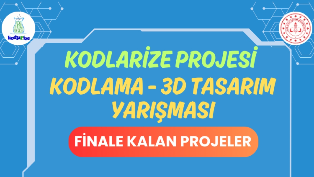 KodlaRize Projesi Kodlama Yarışması Finale Kalan Projeler Yayımlandı
